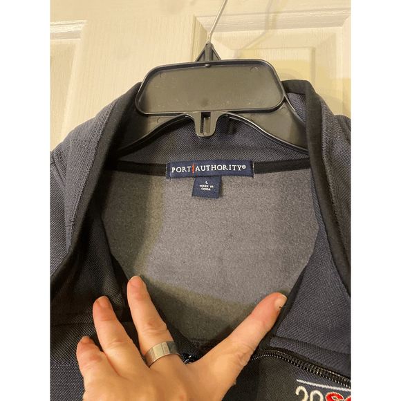 Port Authority Men's Gray MAZDA Raceway Laguna SECA Racing Jacket Size Large - Picture 5 of 8